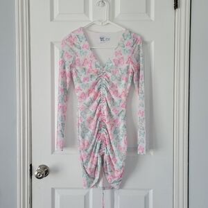 Princess Polly Butterfly Ruched Mini Dress